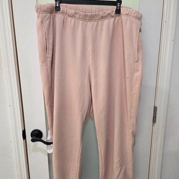 Old Navy Women’s Sweatpants XXL Pink Jogger Lounge Pants – Soft Fleece - Picture 1 of 8